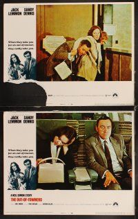9p358 OUT-OF-TOWNERS 8 LCs '70 Jack Lemmon, Sandy Dennis, written by Neil Simon!