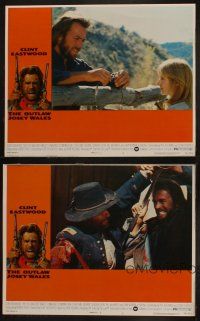 9p588 OUTLAW JOSEY WALES 7 LCs '76 Clint Eastwood is an army of one, Sondra Locke, cool images!