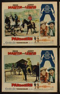 9p362 PARDNERS 8 LCs R65 great full-length image of cowboys Jerry Lewis & Dean Martin!