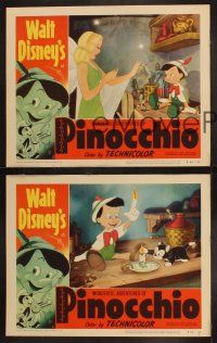 9p369 PINOCCHIO 8 LCs R54 Disney classic fantasy cartoon about a wooden boy who wants to be real!
