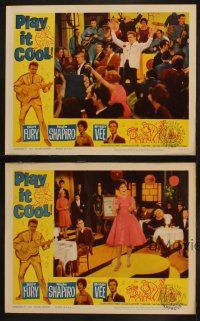 9p756 PLAY IT COOL 4 LCs '63 Michael Winner directed, great image of rockin' Bobby Vee!