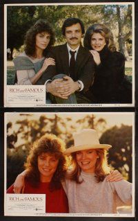 9p391 RICH & FAMOUS 8 LCs '81 Jacqueline Bisset, Candice Bergen, young Meg Ryan, George Cukor!