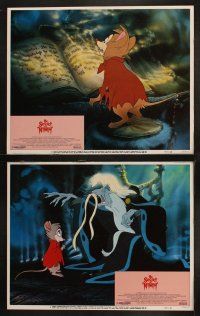 9p417 SECRET OF NIMH 8 LCs '82 Don Bluth animation, cool cartoon action images!