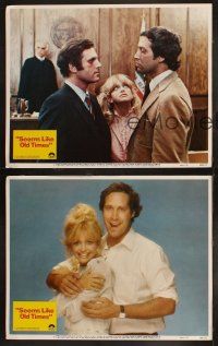 9p419 SEEMS LIKE OLD TIMES 8 LCs '80 Chevy Chase, sexy Goldie Hawn, Charles Grodin