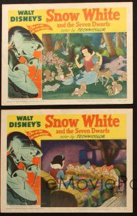 9p704 SNOW WHITE & THE SEVEN DWARFS 5 LCs R51 Walt Disney animated cartoon fantasy classic!