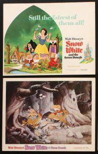 9p025 SNOW WHITE & THE SEVEN DWARFS 9 LCs R75 Walt Disney animated cartoon fantasy classic!