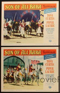 9p705 SON OF ALI BABA 5 LCs '52 Tony Curtis as Kashma Baba, pretty Princess Piper Laurie!