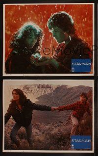 9p457 STARMAN 8 LCs '84 alien Jeff Bridges & Karen Allen, directed by John Carpenter!
