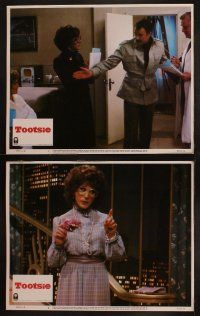 9p504 TOOTSIE 8 LCs '82 great images of Dustin Hoffman in drag, Lange, Sydney Pollack classic!