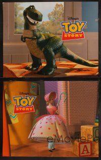 9p771 TOY STORY 4 LCs '95 Walt Disney Pixar, cool images of Slinky Dog, Bo Peep, Rex, and Hamm!