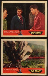 9p599 TRAIN 7 LCs '65 Burt Lancaster, John Frankenheimer World War II classic!