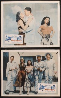 9p838 TROPIC ZONE 3 LCs R50s Ronald Reagan romancing pretty Rhonda Fleming, plus sexy Estelita!