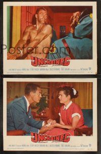 9p511 UNCHAINED 8 LCs '55 Barbara Hale, Chester Morris, Elroy Crazylegs Hirsch in prison!