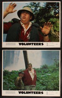9p519 VOLUNTEERS 8 LCs '85 cool images of Tom Hanks, John Candy, Rita Wilson, Peace Corps!