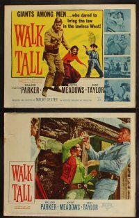9p524 WALK TALL 8 LCs '60 Willard Parker in lawless West, Joyce Meadows, Kent Taylor!