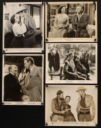 9r247 LOT OF 5 GARY COOPER 8x10 STILLS '50s-60s Naked Edge, Dallas, Springfield Rifle & more!