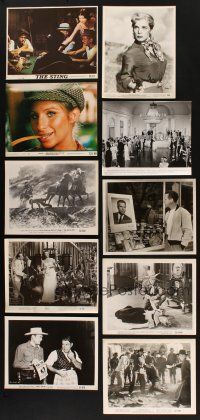 9r243 LOT OF 10 8x10 STILLS '50s-70s Macao, My Fair Lady, The Sting & western movies!