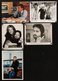 9r246 LOT OF 5 MICHAEL DOUGLAS 8x10 STILLS '80s Wall Street, Romancing the Stone & more, some color!