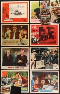9r114 LOT OF 112 LOBBY CARDS '50 - '77 many great images from 17 different movies!