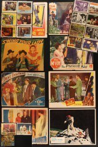 9r128 LOT OF 25 LOBBY CARDS '30s-60s great images from a variety of movies!