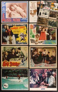 9r134 LOT OF 14 LOBBY CARDS '50s-80s great images from a variety of different movies!