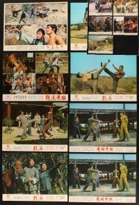 9r136 LOT OF 13 HONG KONG MARTIAL ARTS LOBBY CARDS '70s many cool kung fu images!