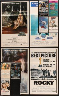 9r159 LOT OF 11 FOLDED TOPPS POSTERS '81 Star Wars, Empire Strikes Back, Superman, Jaws & more!