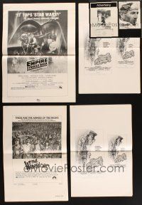 9r176 LOT OF 6 PRESSBOOK SUPPLEMENTS '70s-80s Empire Strikes Back, The Warriors, Death Wish!