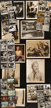 9r198 LOT OF 58 8X10 STILLS '50s-70s great images from a variety of movies, some in color!