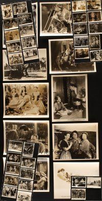 9r228 LOT OF 43 8x10 STILLS '40s-50s great images from a variety of different movies!