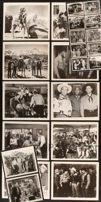 9r255 LOT OF 22 ROY ROGERS REPRO 8x10 STILLS '80s great images of the cowboy legend & his pals!