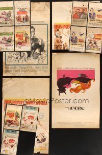 9r261 LOT OF 15 WINDOW CARDS '50s-60s Elvis Presley, Bird Man of Alcatraz by Bob Peak & more!