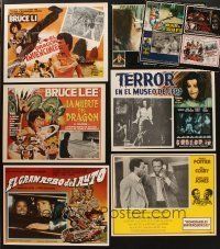 9r270 LOT OF 10 MEXICAN LOBBY CARDS '70s-80s great images from a variety of movies!