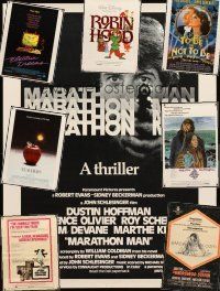 9r282 LOT OF 8 UNFOLDED 30x40s '70s-80s Marathon Man, Andromeda Strain, Disney's Robin Hood+more!