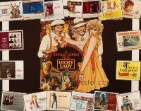 9r291 LOT OF 25 UNFOLDED HALF-SHEETS '50s-80s great images from a variety of different movies!