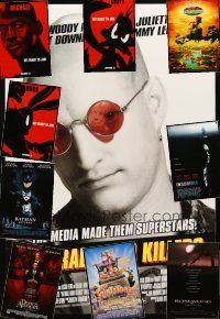 9r315 LOT OF 41 UNFOLDED DOUBLE-SIDED ONE-SHEETS '92 - '03 Natural Born Killers, Batman Returns
