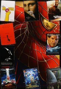 9r317 LOT OF 36 UNFOLDED DOUBLE-SIDED ONE-SHEETS '93 - '07 Spider-Man 2, Simpsons Movie & more!
