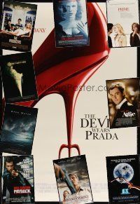 9r322 LOT OF 28 UNFOLDED DOUBLE-SIDED ONE-SHEETS '50 - '06 Devil Wears Prada, Constantine & more!