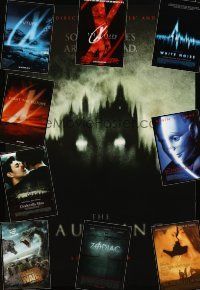 9r329 LOT OF 18 UNFOLDED DOUBLE-SIDED ONE-SHEETS '97 - '07 The Haunting, X-Files & more!