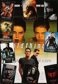 9r332 LOT OF 10 UNFOLDED DOUBLE-SIDED ONE-SHEETS '90 - '12 Wild Things, Total Recall & more!