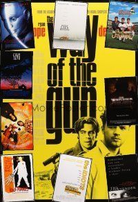 9r337 LOT OF 33 UNFOLDED MOSTLY DOUBLE-SIDED ONE-SHEETS '94 - '00 Way of the Gun & many more!