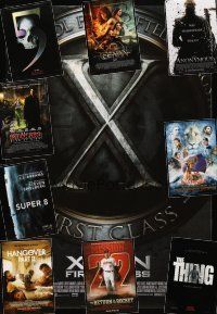 9r350 LOT OF 13 UNFOLDED DOUBLE-SIDED MOSTLY HORROR/SCI-FI ONE-SHEETS '06 - '11 X-Men First Class
