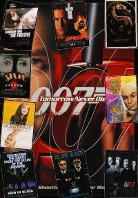 9r375 LOT OF 17 UNFOLDED MOSTLY SINGLE-SIDED ONE-SHEETS '91 - '99 Tomorrow Never Dies & more!