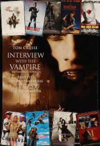 9r380 LOT OF 38 UNFOLDED ONE-SHEETS '93 - '95 Interview with the Vampire, Natural Born Killers