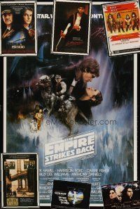 9r399 LOT OF 7 UNFOLDED REPRO POSTERS '90s Empire Strikes Back, Lost Boys & more!