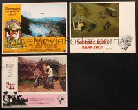 9r146 LOT OF 3 LOBBY CARDS '70s Hooper, Class of '44, Bank Shot!