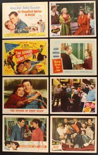 9r143 LOT OF 8 LOBBY CARDS FROM DEBBIE REYNOLDS MOVIES '50s It Started with a Kiss & more!