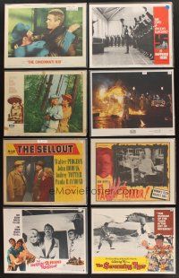 9r116 LOT OF 99 LOBBY CARDS '35 - '88 Cincinnati Kid, The Blob, Story of Hitler's England & more!