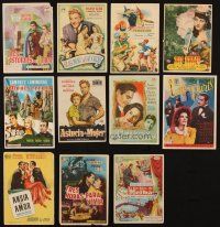 9r252 LOT OF 11 SPANISH HERALDS '40s cool different artwork images!