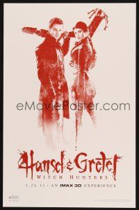 9r306 LOT OF 5 TEASER MINI POSTERS FROM HANSEL & GRETEL WITCH HUNTERS '13 Renner & Arterton!